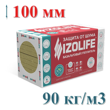 Утеплитель IZOLIFE (Изолайф) ФАС КОТТЕДЖ 100мм (2,16м²)