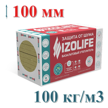 Утеплитель IZOLIFE (Изолайф) ФАС СТАНДАРТ 100мм (2,16м2)