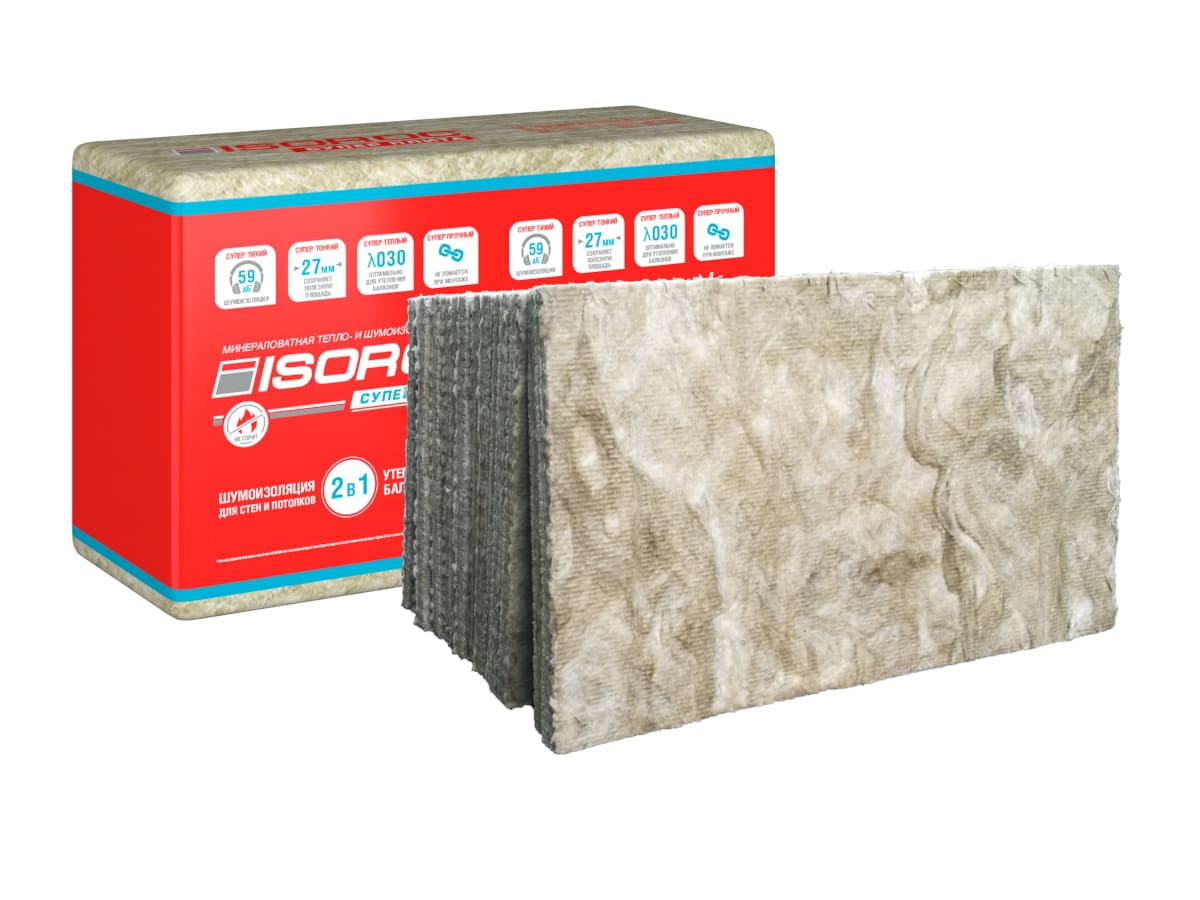 Утеплитель ISOROC Супер Плита
