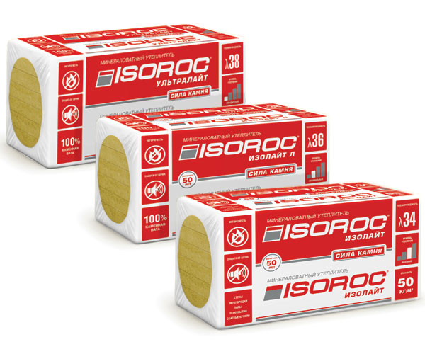 Базальтовая вата Изорок (Isoroc)  ИЗОЛАЙТ