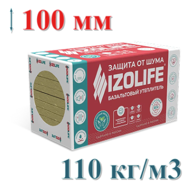 Утеплитель IZOLIFE (Изолайф) ФАС ОПТИМА 100мм (2,16м2)