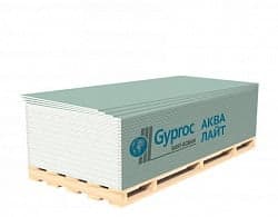 Гипсовая плита влагостойкая облегченная GYPROC АКВА ЛАЙТ (ГСП-Н3)