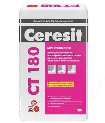 Клей для крепления минераловатных плит Ceresit CT 180